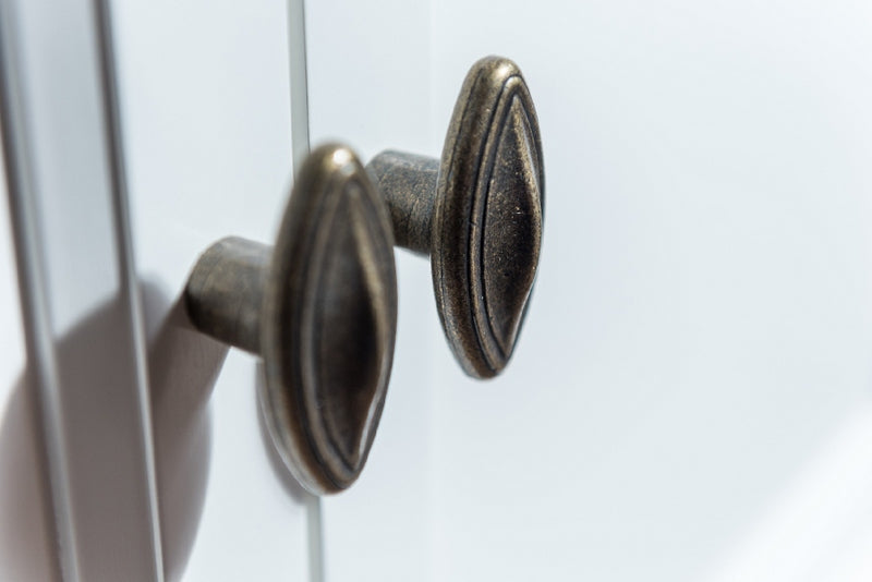 Bücherschrank weiß Landhausstil, Schrank weiß Landhaus, Breite 300 cm