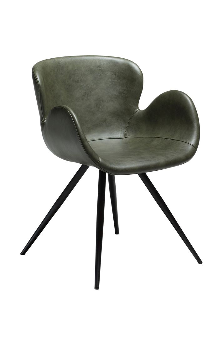 Stuhl grün, Stuhl mit Armlehne grün