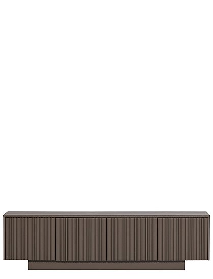 TV Schrank braun, Fernsehschrank braun, Wandhängeschrank braun, Breite 200 cm