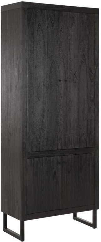 Schrank schwarz, Aktenschrank schwarz, schwarzer Schrank, Breite 80 cm