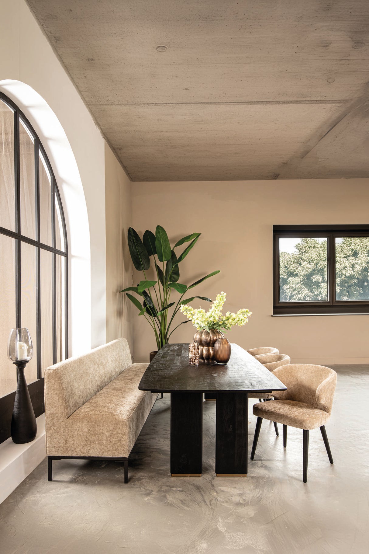 Sitzbank creme 240 cm, Sitzbank creme, Länge 240 cm