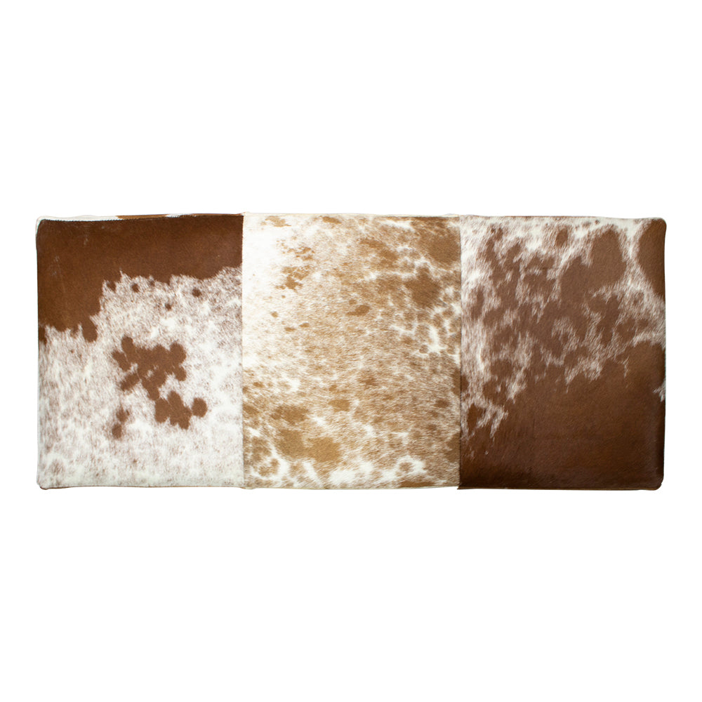 Sitzbank braun Kuhfell, Sitzbank Kuhfell, Länge 95 cm