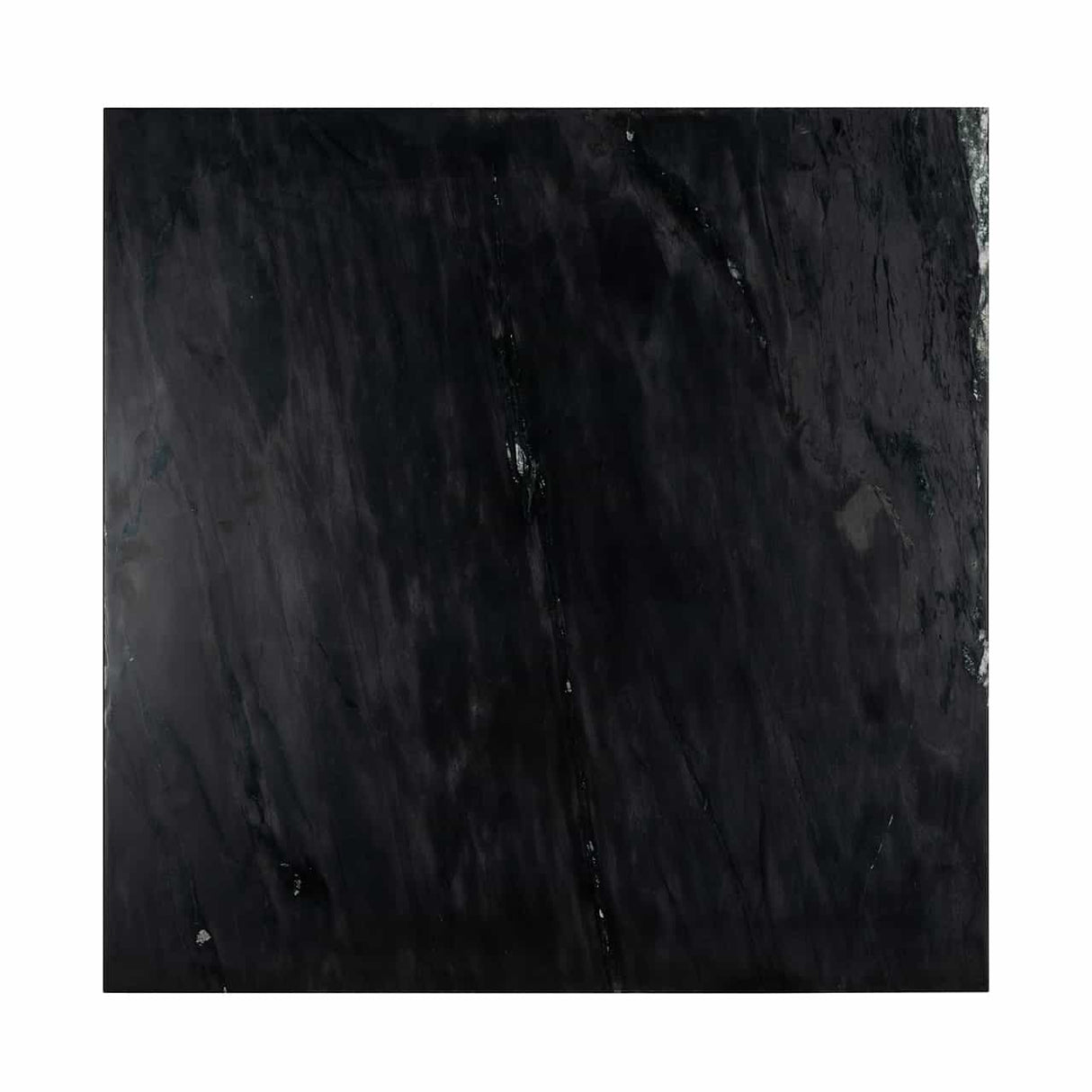 Couchtisch Gold-schwarz Marmorstein, Kaffeetisch Gold schwarz, Couchtisch quadratisch schwarz, Breite 90 cm