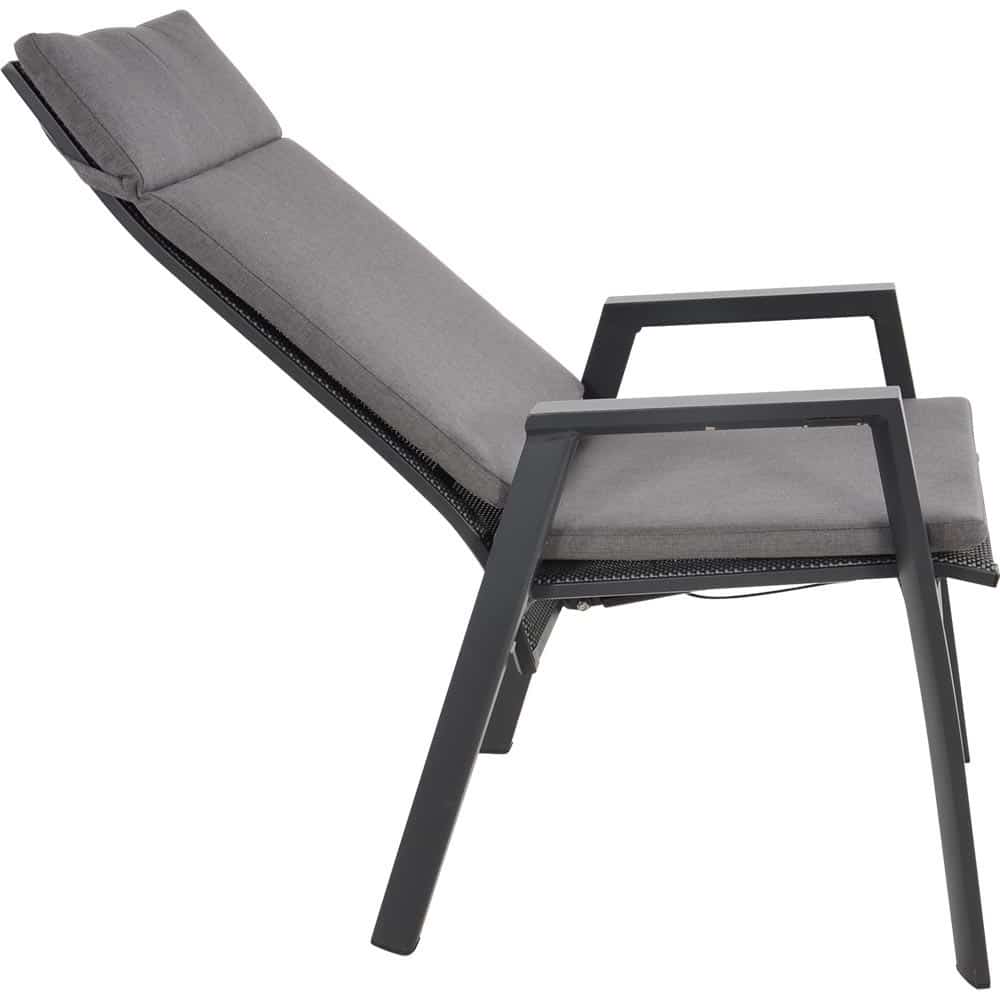 Hochlehner grau-anthrazit, Gartenstuhl grau-anthrazit