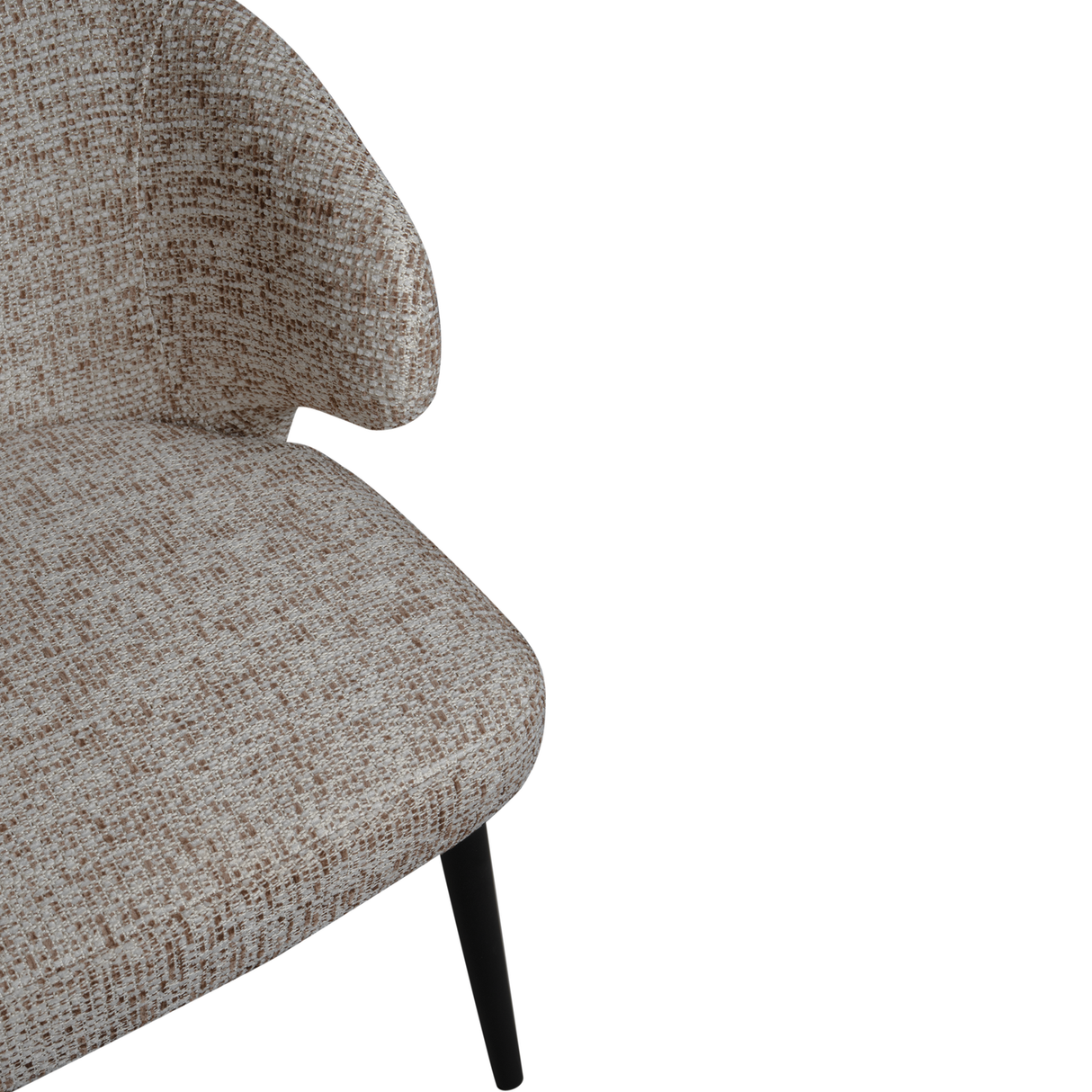 Stuhl creme-taupe, Stuhl mit Armlehne Farbe creme-taupe