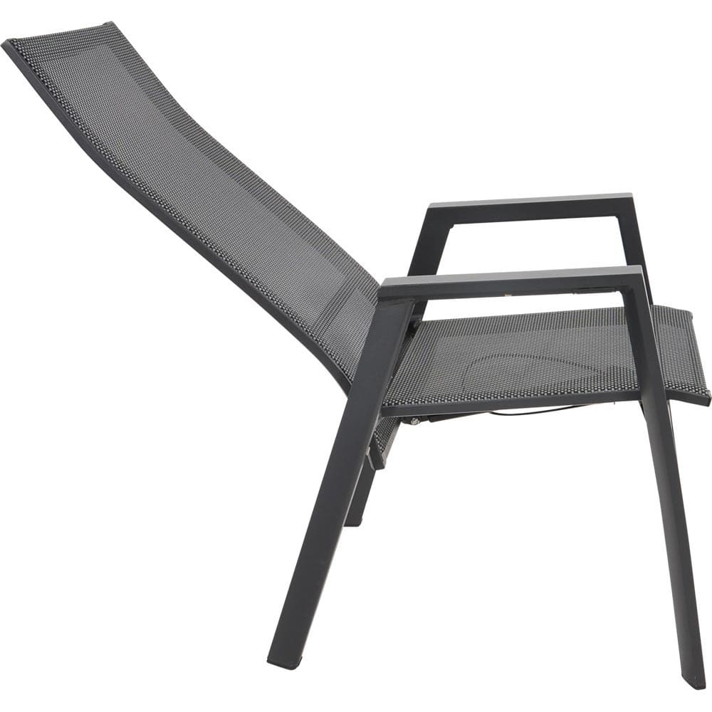 Hochlehner grau-anthrazit, Gartenstuhl grau-anthrazit