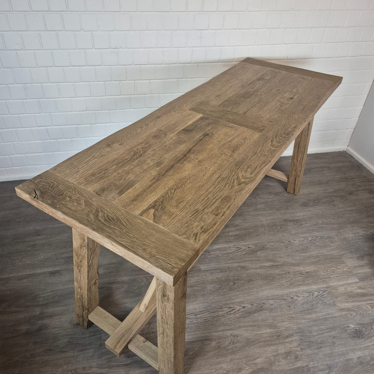 Bartisch Alteiche, Stehtisch Eiche, Länge 230 cm