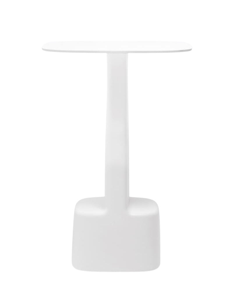 Stehtisch weiß, Bartisch weiß, Höhe 100 cm