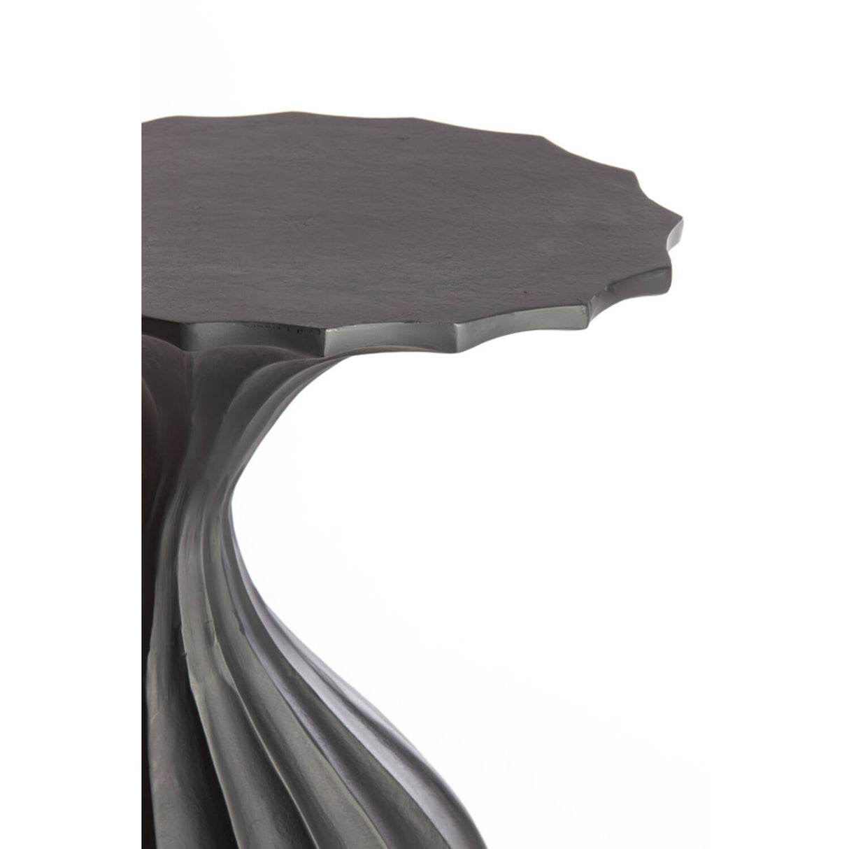 Beistelltisch schwarz, Beistelltisch Metall, Höhe 63 cm