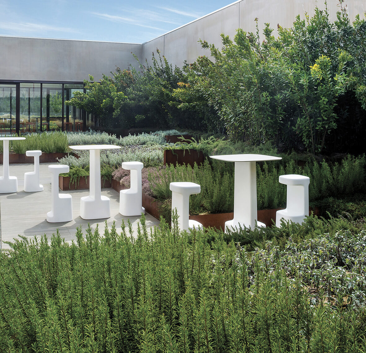 Stehtisch grau, Bartisch grau, Höhe 100 cm