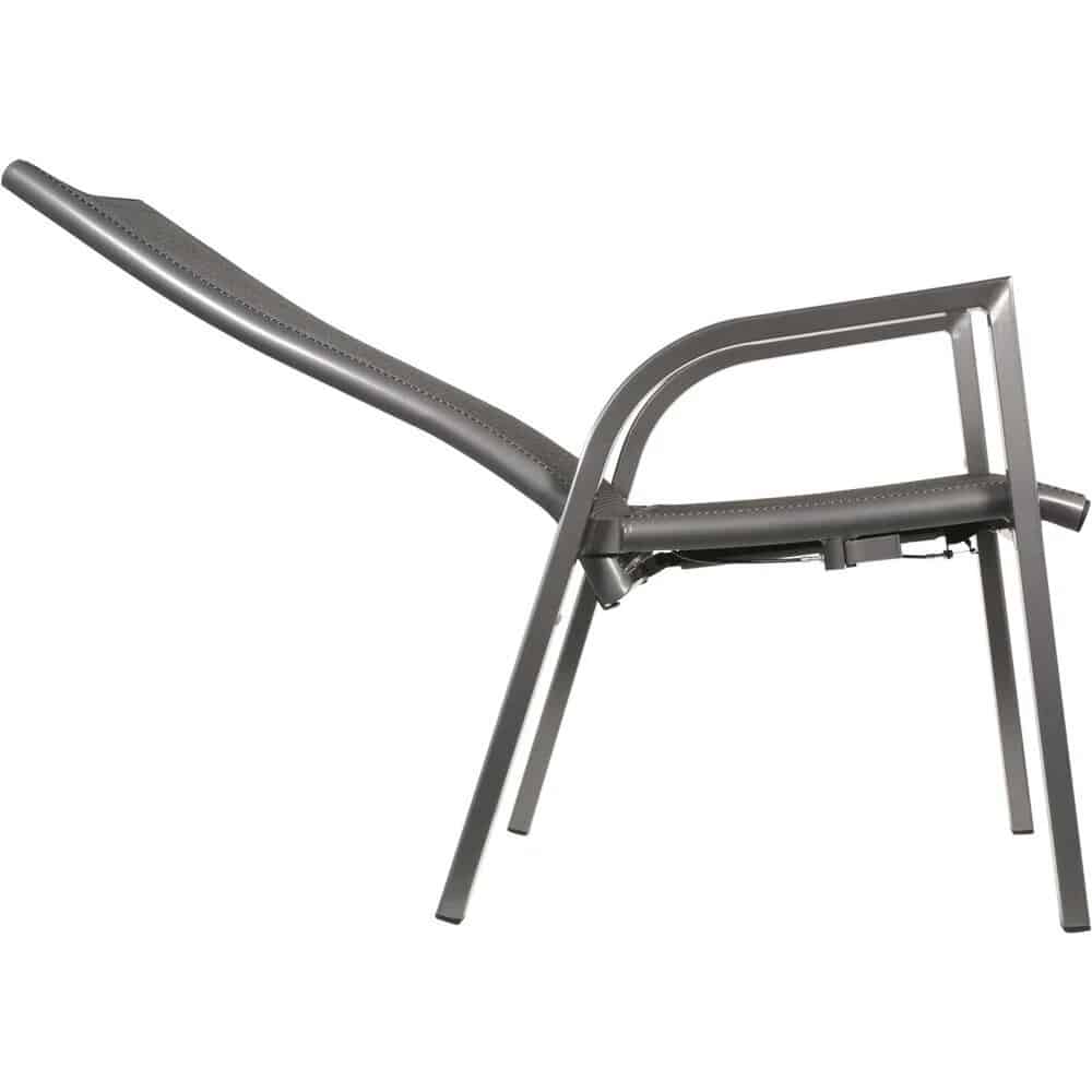 Hochlehner grau-anthrazit, Gartenstuhl grau-anthrazit