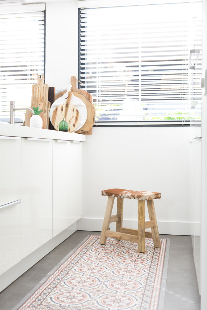 Hocker Kuhfell, Sitzhocker braun Kuhfell