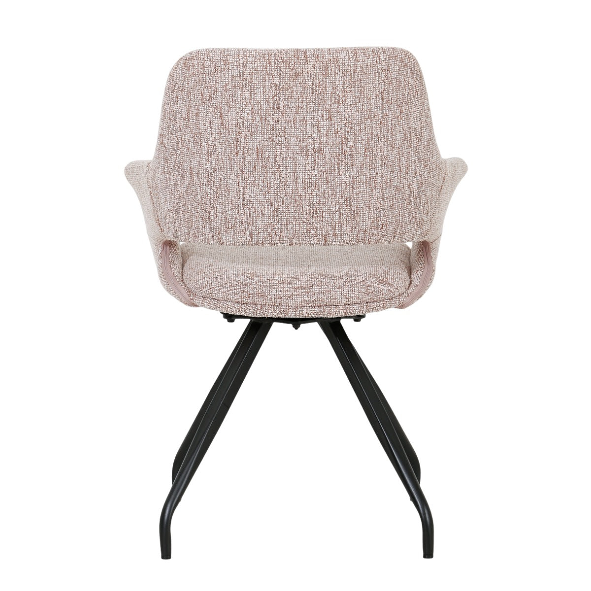 Stuhl drehbar Farbe rosa, Esszimmerstuhl rosa drehbar, Breite 61 cm
