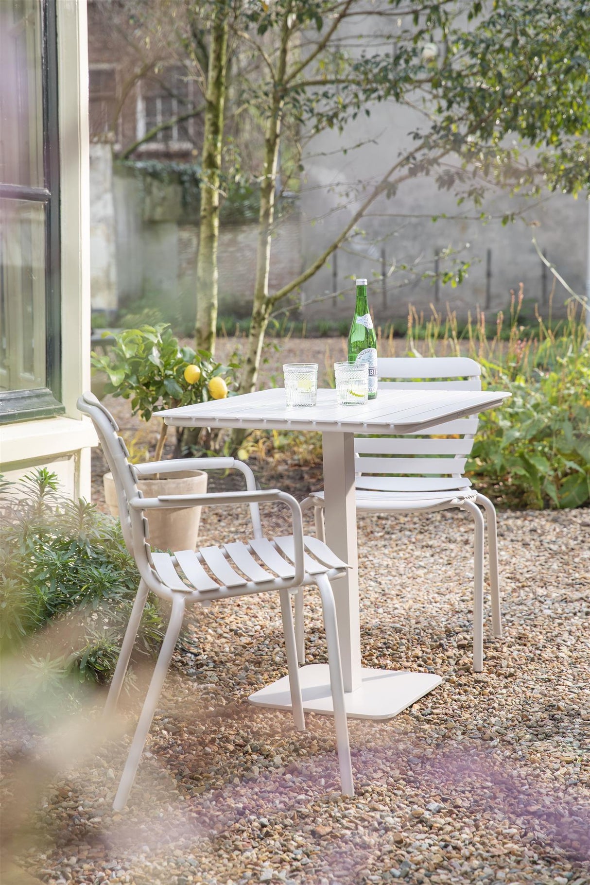 Metallstuhl weiß, Stuhl weiß Metall