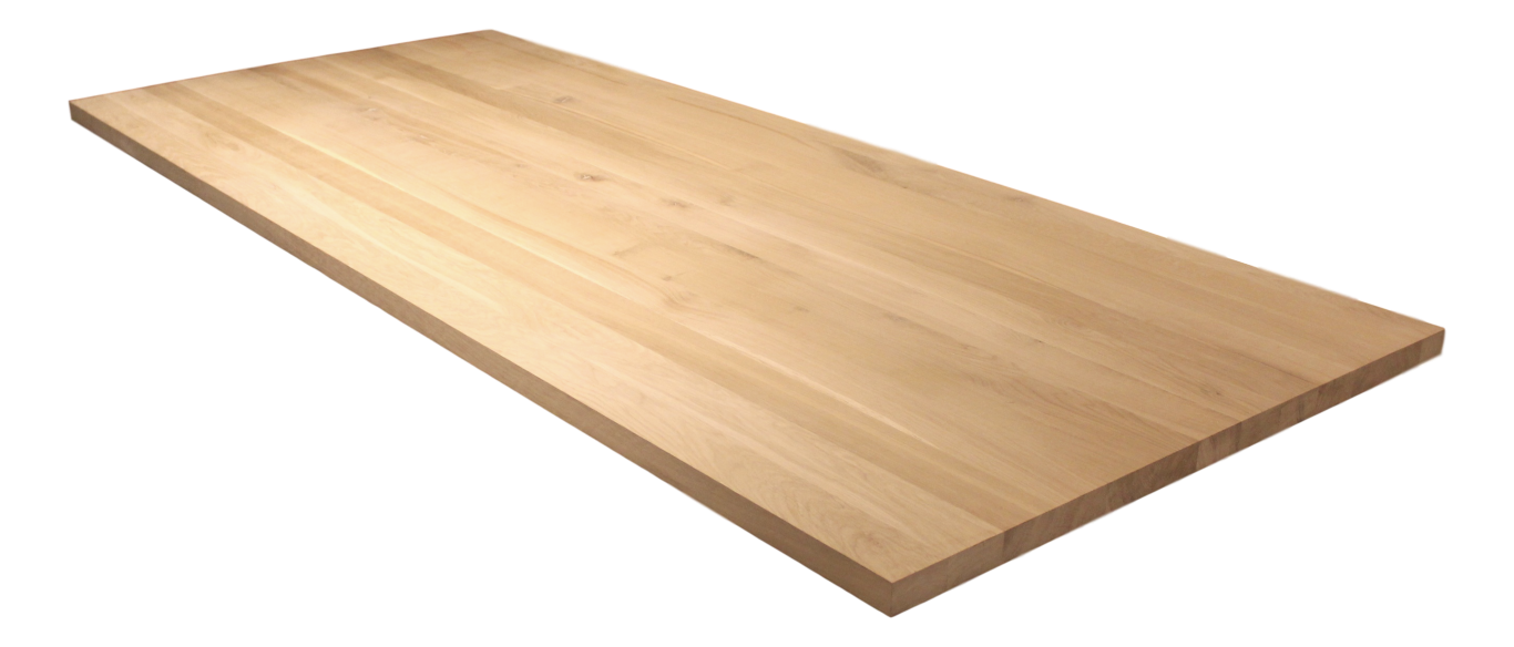 Tischplatte Eiche massiv, massive Holztischplatte, Breite 200 cm