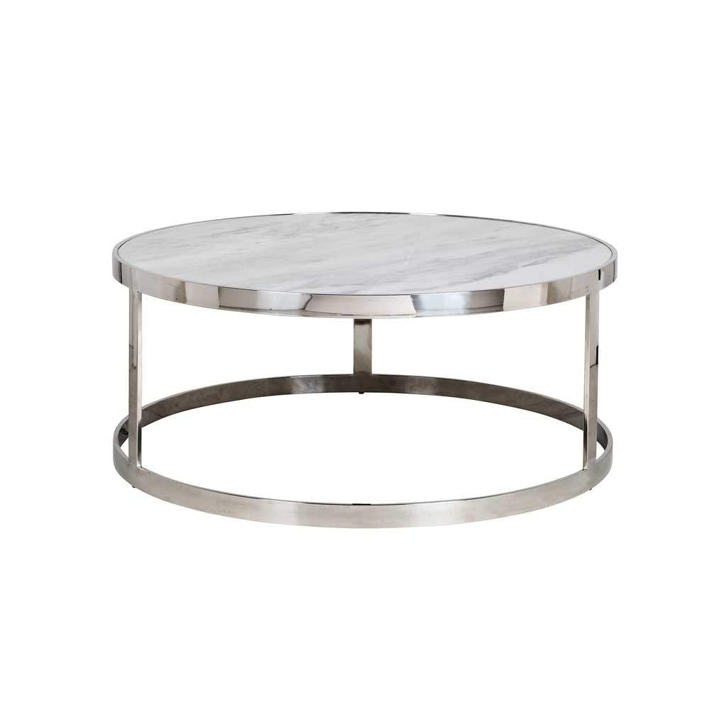 Couchtisch rund, Couchtisch weiß Marmor, Couchtisch Metall Gestell