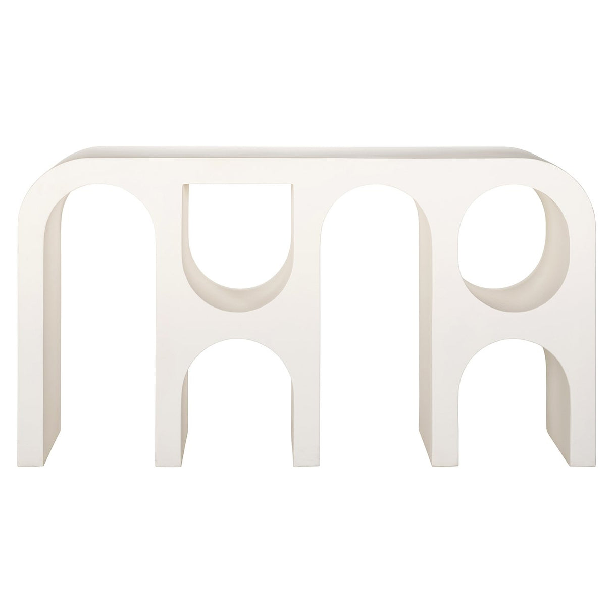 Konsole weiß, Konsolentisch Elfenbein-weiß, Breite 150 cm