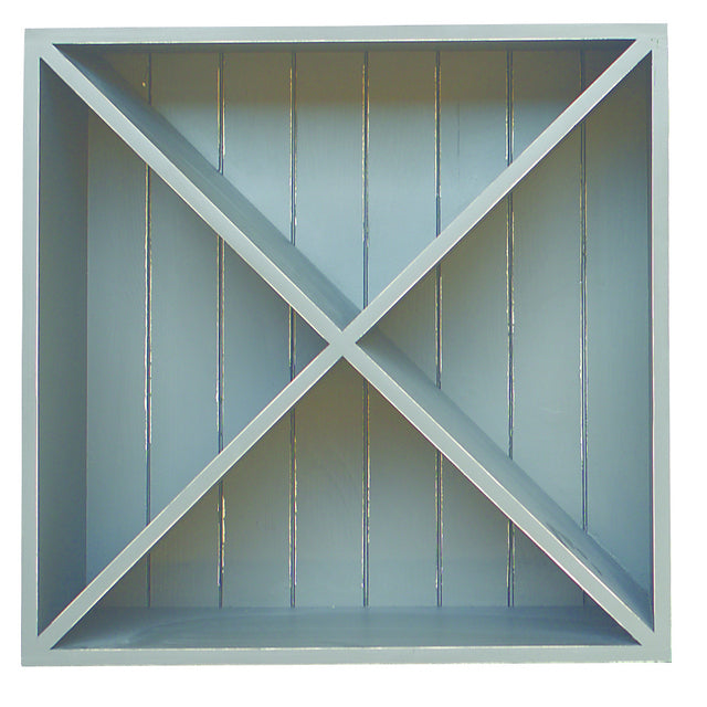 Regal grau Landhaus, Küchenregal weiß, Weinregal Landhausstil weiß,  Breite 185 cm