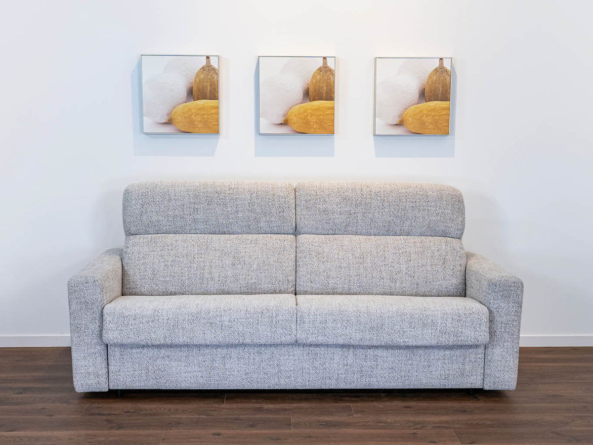 Schlafsofa grau, Sofa-Bed grau, Maße: 140x200 cm