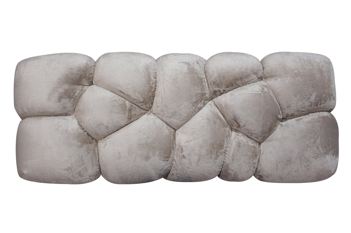 Sitzbank beige, Bank beige, Länge 160 cm