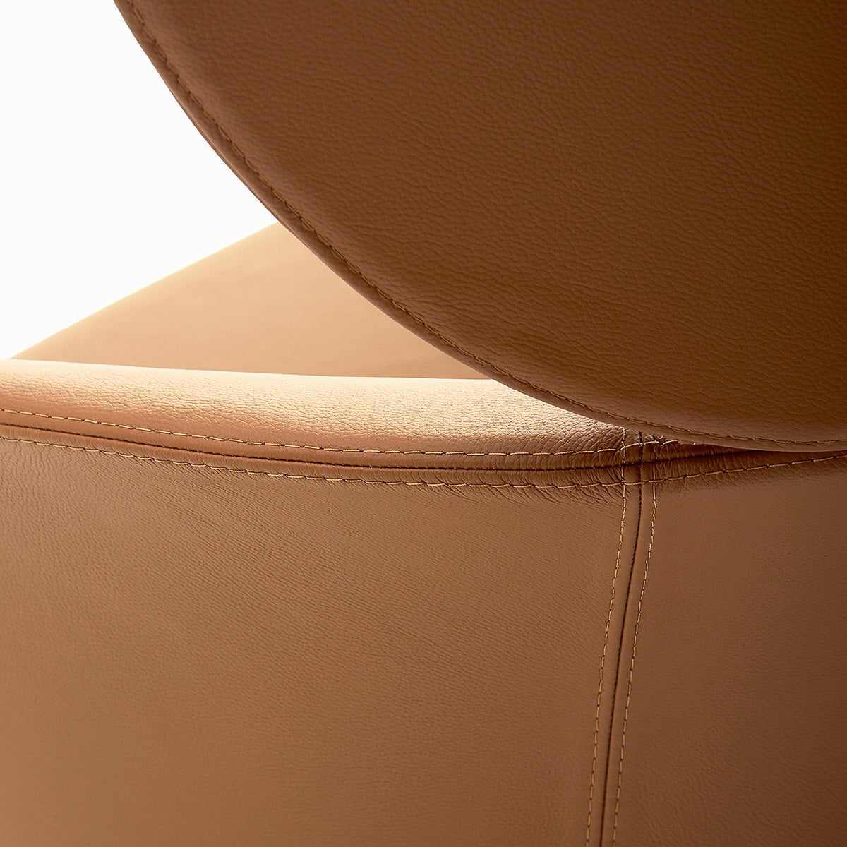 Sessel cognac Leder, Lounge-Sessel cognac drehbar