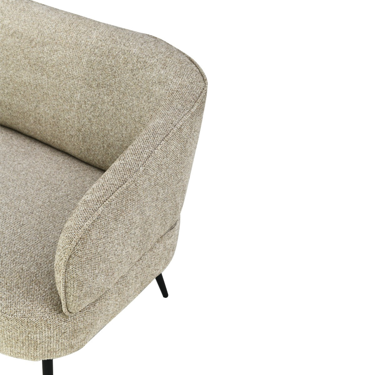 Sofa beige, Sitzbank beige, Breite 140 cm