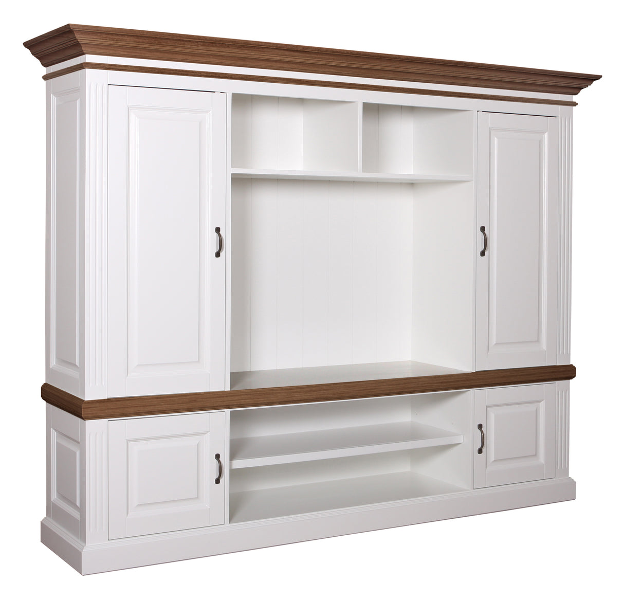 TV Schrank weiß, Fernsehschrank im Landhausstil, Wohnzimmerschrank weiß