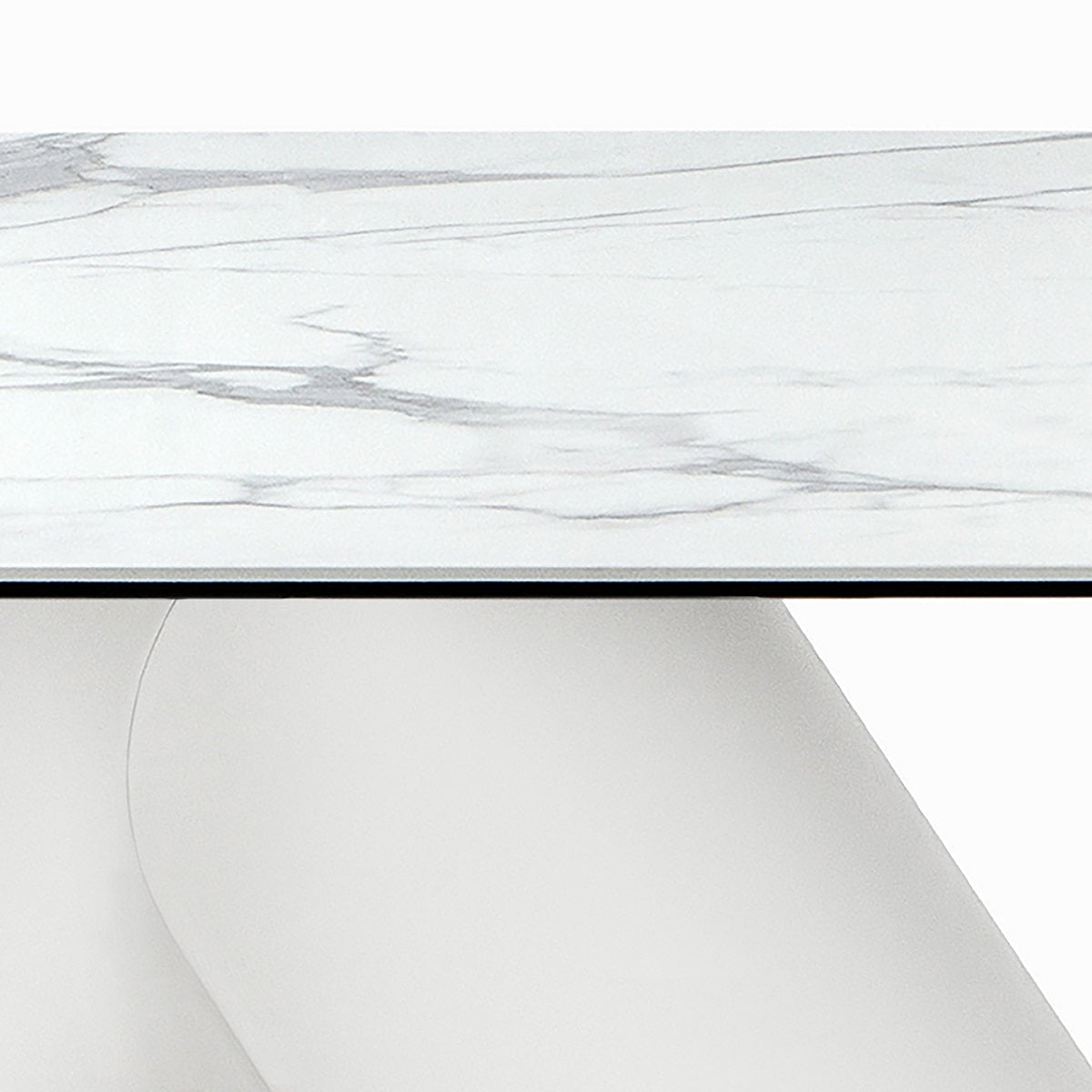 Esstisch Gold-weiß Keramik Tischplatte, Tisch Gold-weiß, Länge 250 cm