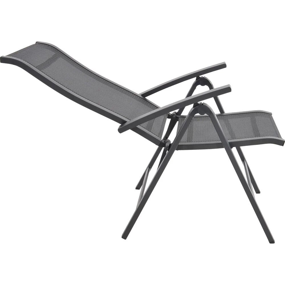 Hochlehner grau-anthrazit, Gartenstuhl anthrazit