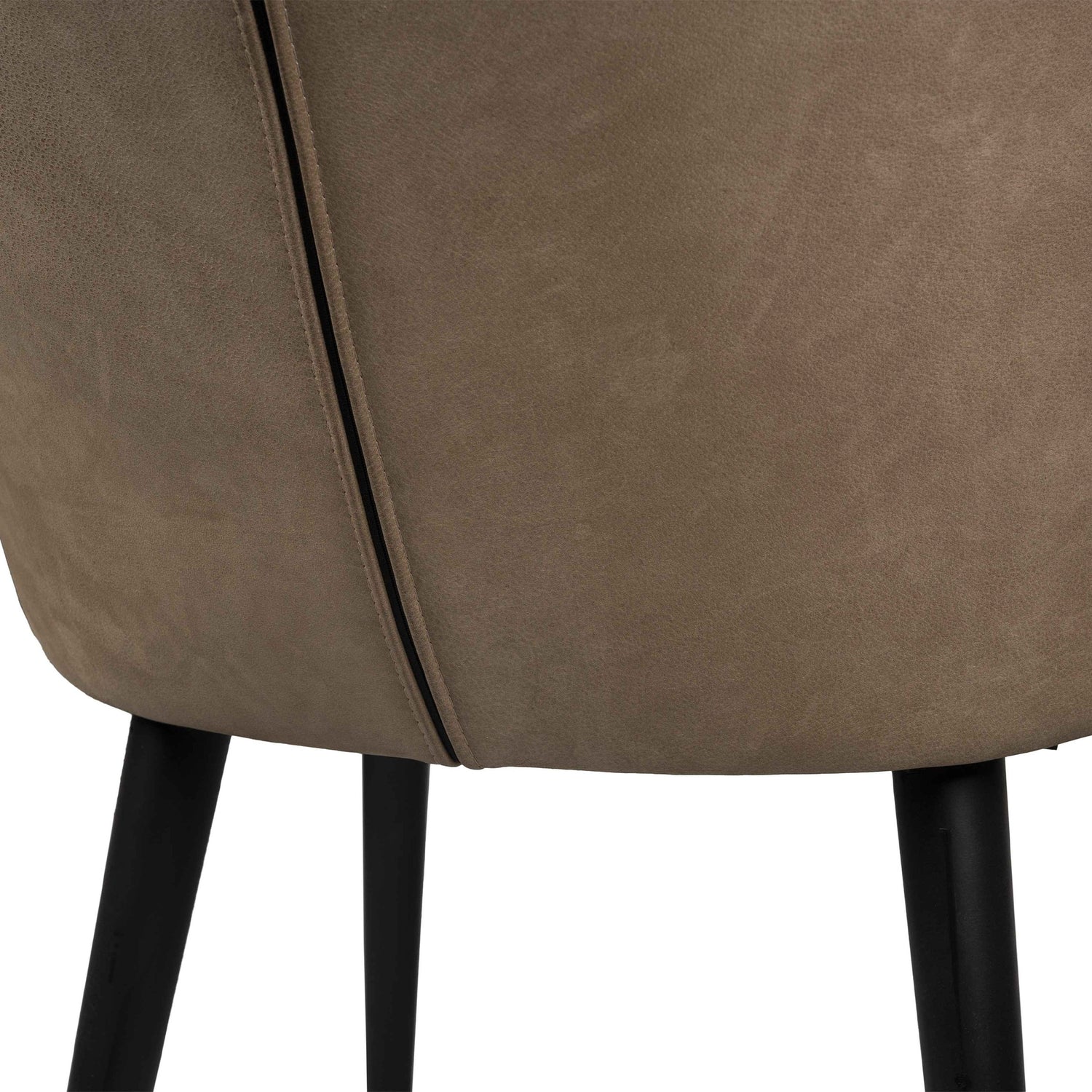 Stuhl taupe Leder, Esszimmerstuhl taupe Leder