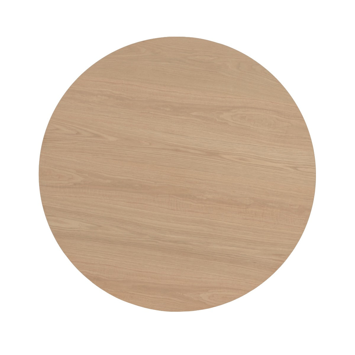 Esstisch rund Eiche furniert , runder Tisch Eiche-Natur Farbe, Durchmesser 130 cm