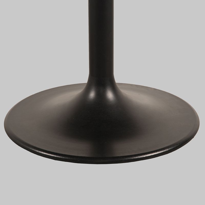 Tisch rund Holz, runder Esstisch braun, Durchmesser 130 cm