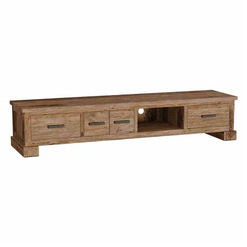 TV Schrank braun Altholz 200 cm, Fernsehschrank braun mit Schublade Altholz, Länge 200 cm