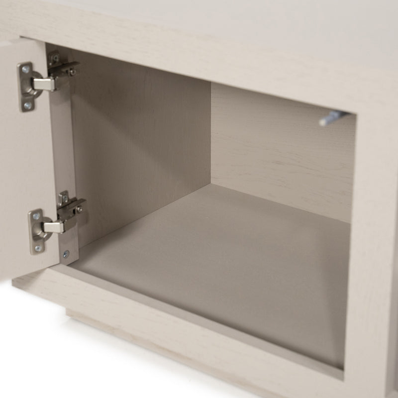 Fernsehschrank taupe Eiche furniert, TV Schrank taupe Eiche furniert, Lowboard taupe Eiche furniert, Breite 160 cm