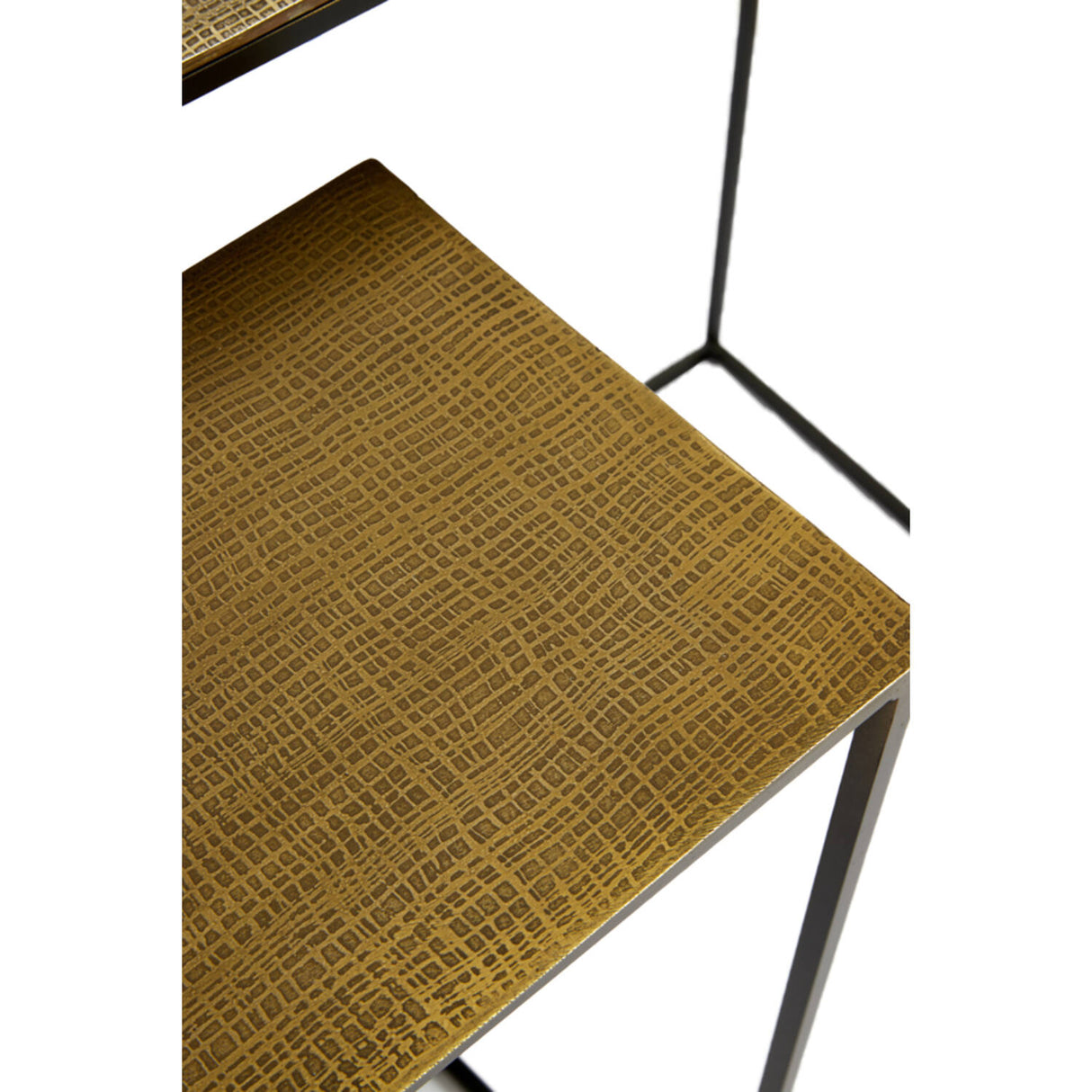 Konsole Bronze schwarz, Wandtisch Metall schwarz, Breite 119 cm