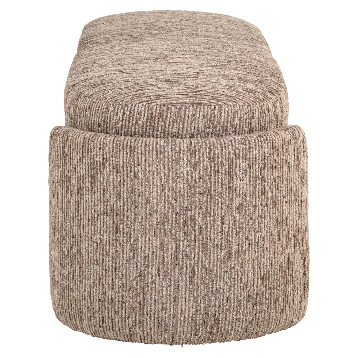 Sitzbank taupe-braun, Schlafzimmerbank taupe, Breite 150 cm