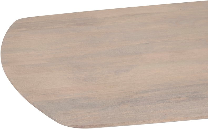 Tisch weiß gekälkt Metall Gestell, Esstisch Industriedesign, Länge 230 cm