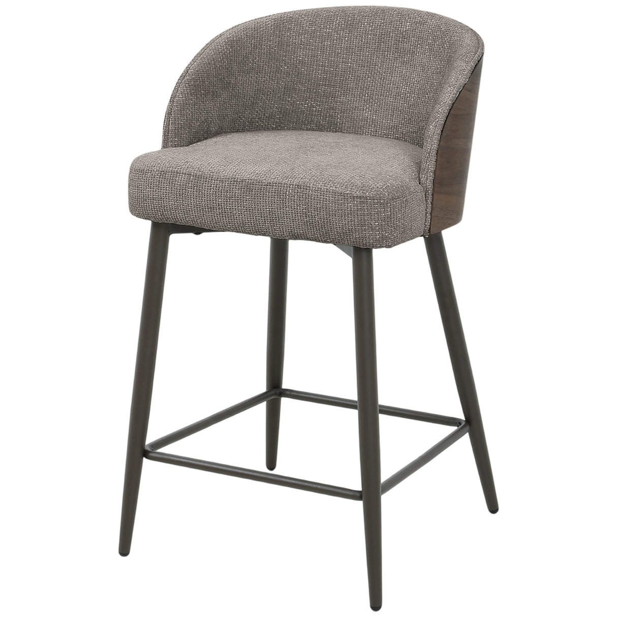 Barstuhl taupe, Barstuhl braun-taupe, Sitzhöhe 65 cm