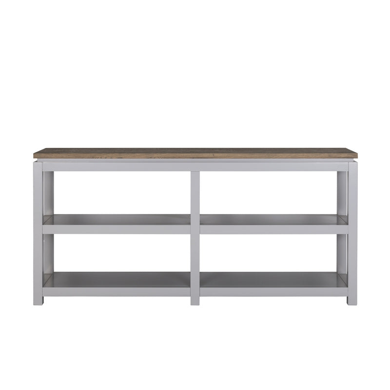 Konsole grau Eiche Massivholz, Wandtisch grau Landhaus, Breite 180 cm