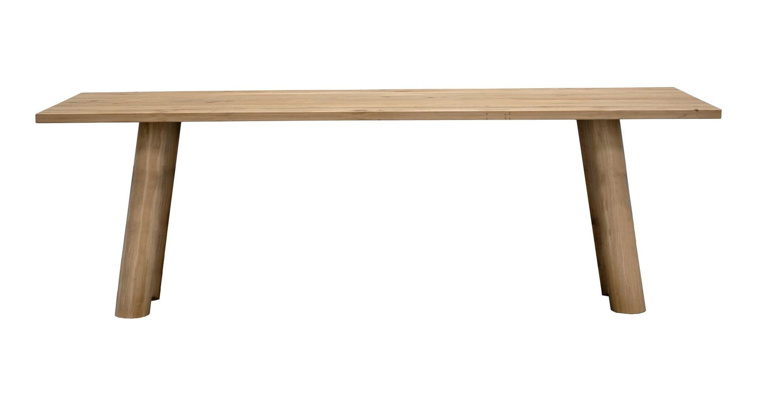 Bartisch Naturholz Akazie, Esstisch grau Höhe 90 cm , Länge 260 cm
