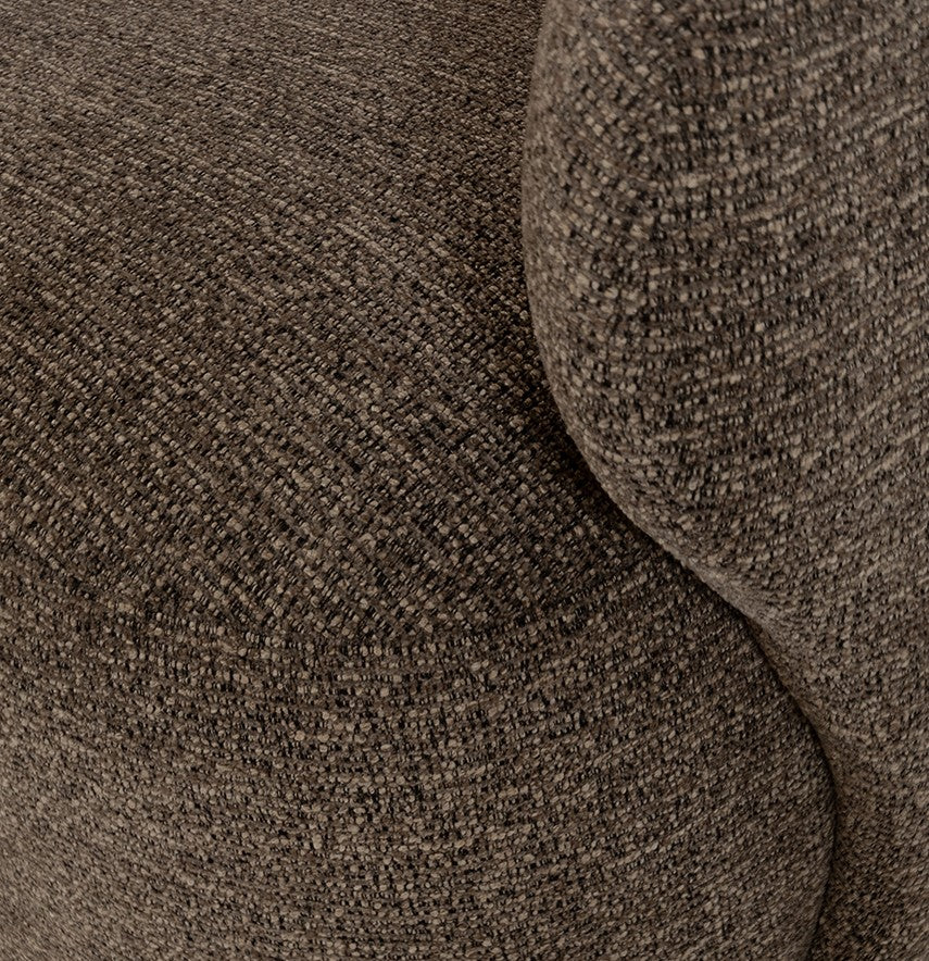 Sessel drehbar braun, drehbarer Sessel braun gepolstert