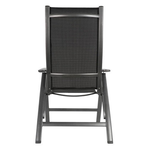 Hochlehner grau-anthrazit, Gartenstuhl grau-anthrazit