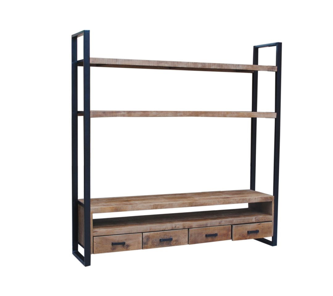 Regal Industriedesign, Metall Regal Industriedesign, Aktenregal Industrie,  Breite 200 cm