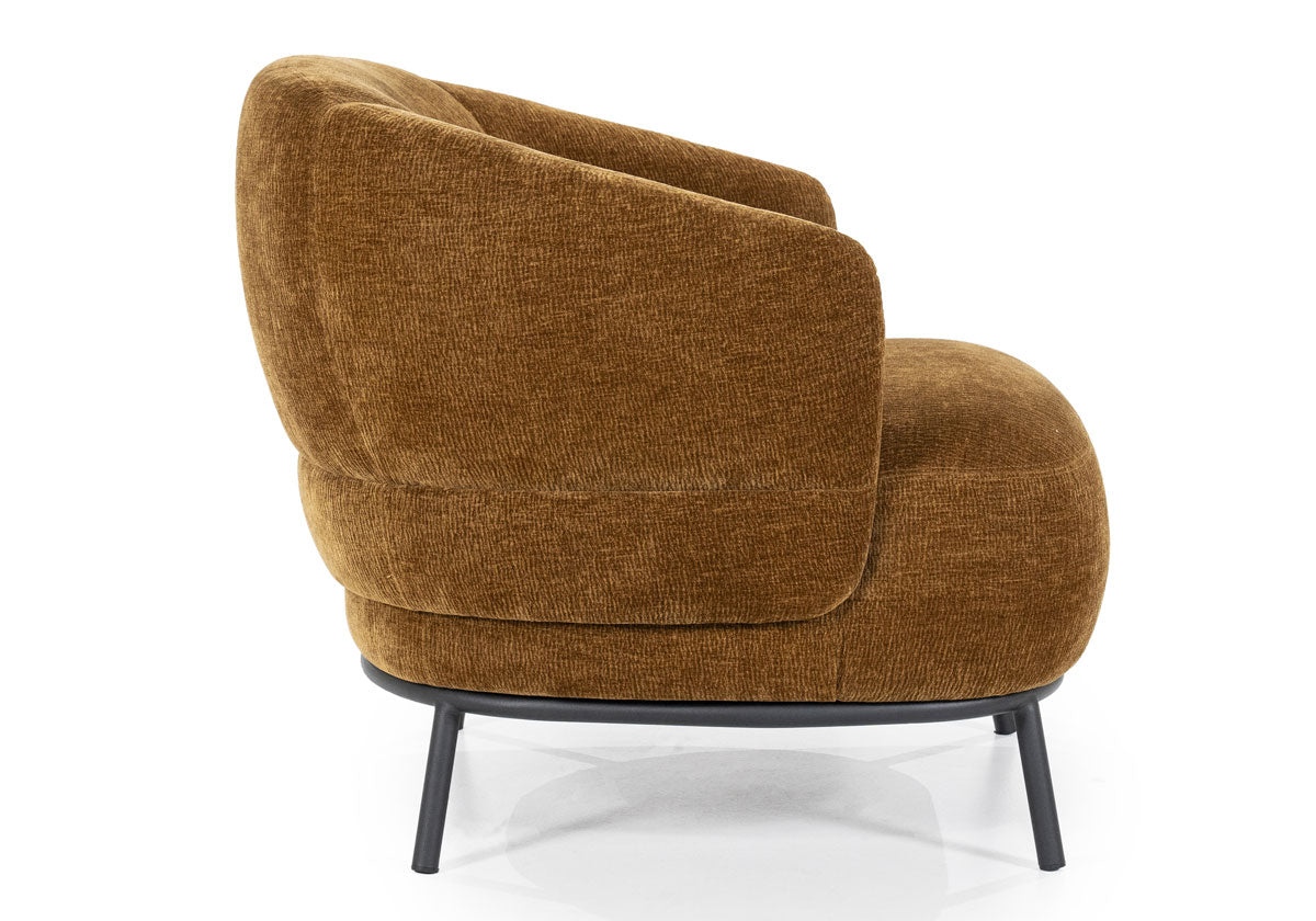 Sessel Senf-gelb, Relaxsessel gelb, Wohnzimmersessel gelb