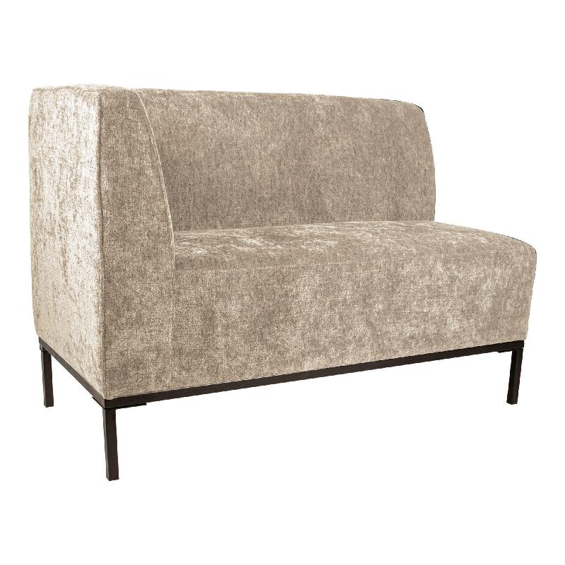 Sitzbank gepoltert Farbe creme, Sitzbank creme, Länge 200 cm