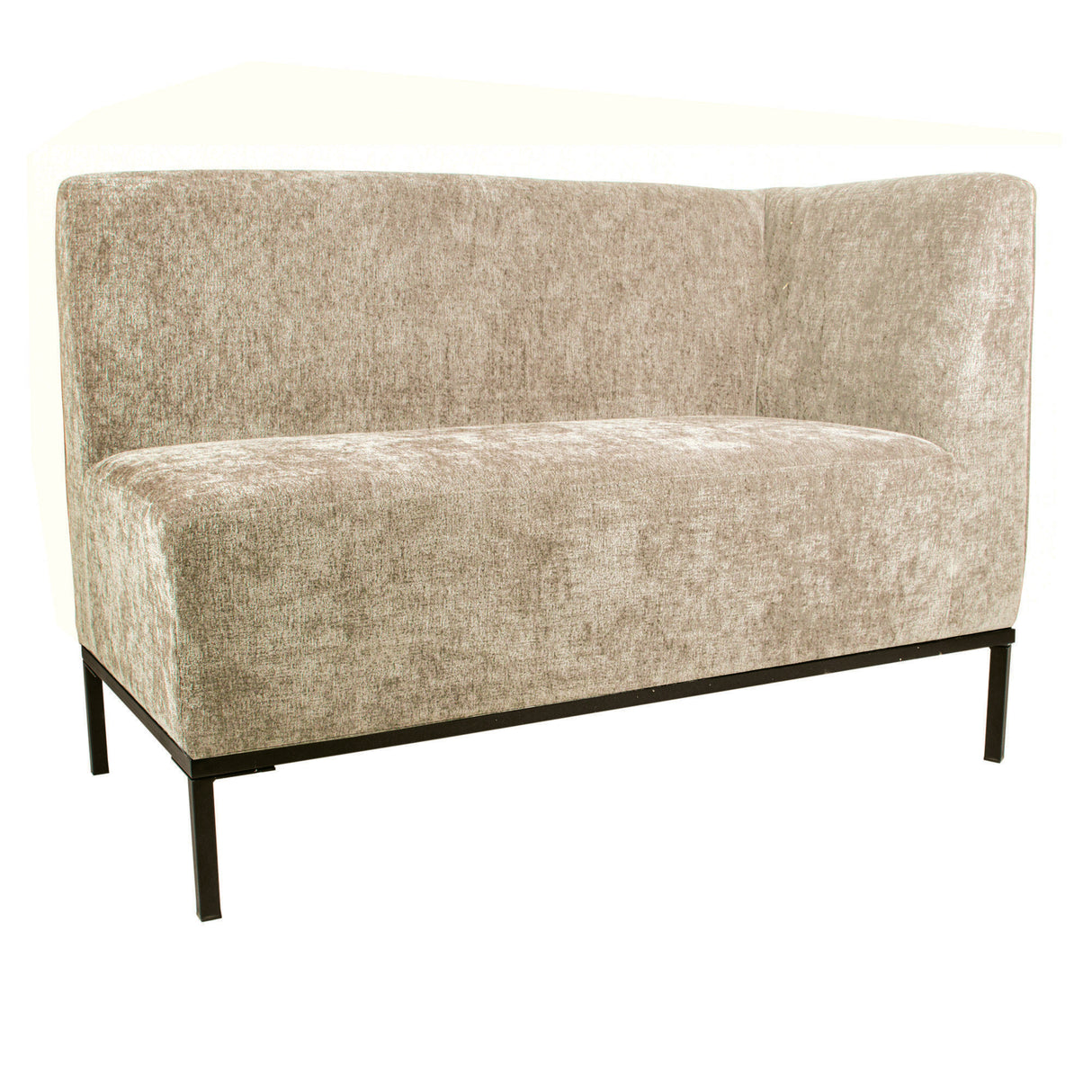 Sitzbank gepoltert Farbe creme, Sitzbank creme, Länge 200 cm