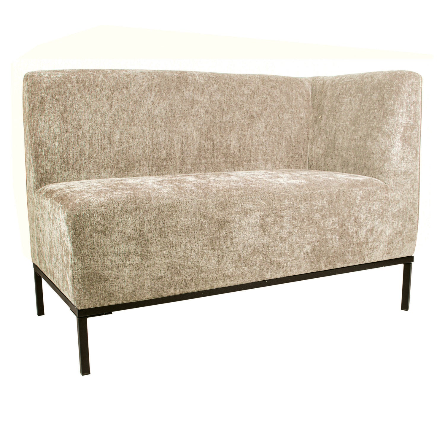 Sitzbank gepoltert Farbe creme, Sitzbank creme, Länge 200 cm