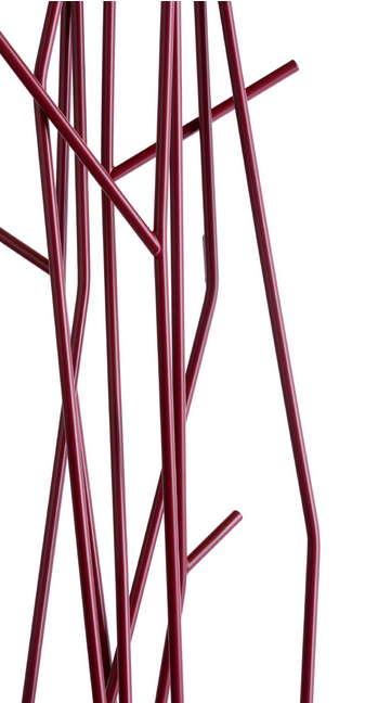 Garderobenständer Metall rot, Garderobe Metall rot, Standgarderobe rot Metall 