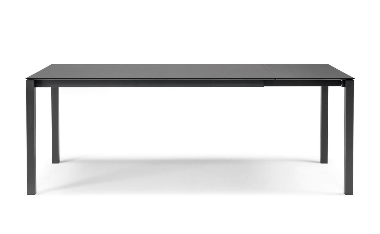 Gartentisch anthrazit, Gartentisch ausziehbar, Esstisch ausziehbar, Breite 160-210 cm