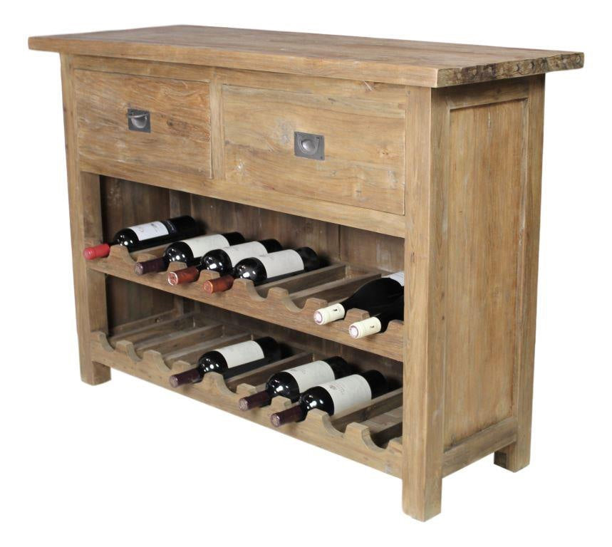 Sideboard Teakholz Landhaus, Anrichte Teakholz Landhaus,  Kommode Teak Landhaus, Breite 120 cm